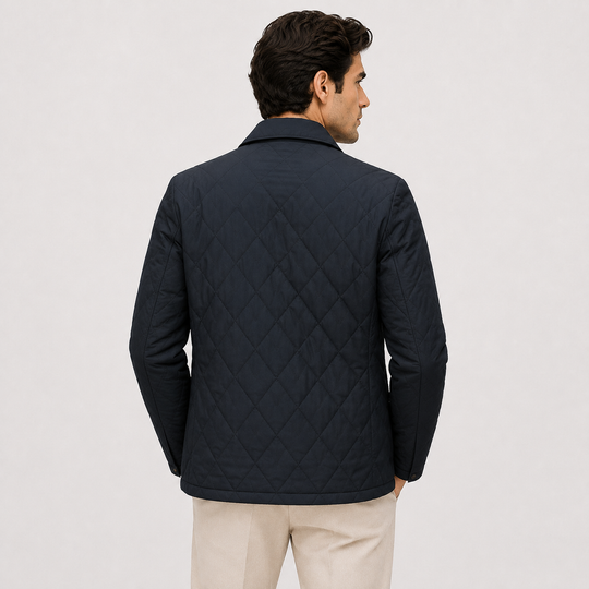 Gesteppte Jacke Herren Diamant Steppjacke Winter Warm