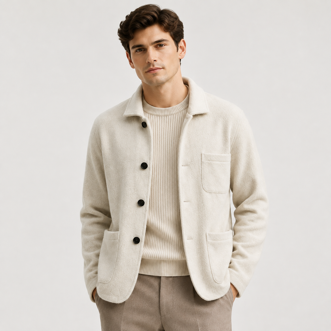 Premium Strick Cardigan Herren Strickjacke Casual Layer