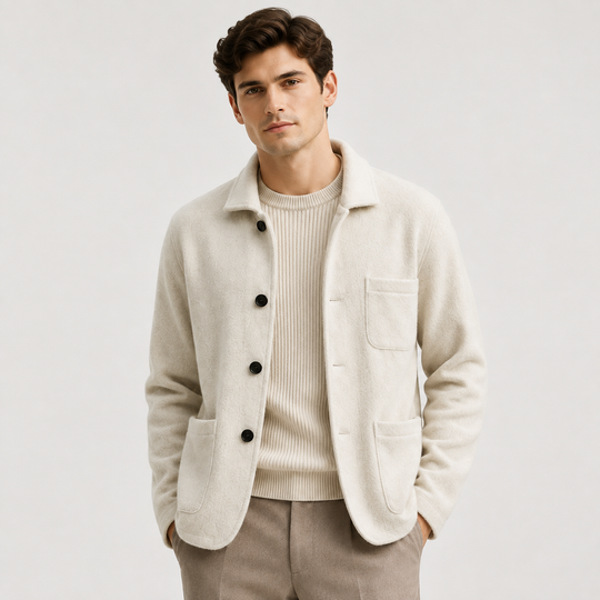 Premium Strick Cardigan Herren Strickjacke Casual Layer