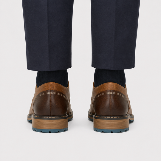 Derby Schuhe Herren Lederoptik Anzugschuhe Business