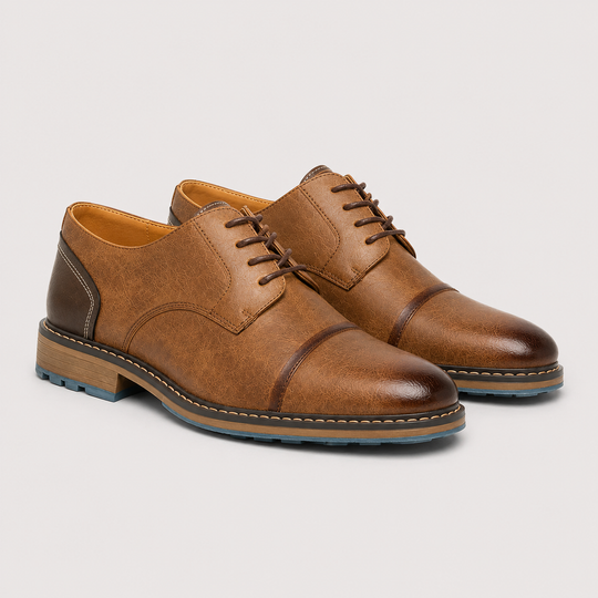 Derby Schuhe Herren Lederoptik Anzugschuhe Business