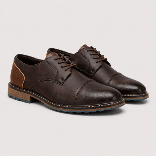Derby Schuhe Herren Lederoptik Anzugschuhe Business