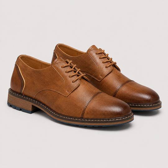 Derby Schuhe Herren Lederoptik Anzugschuhe Business