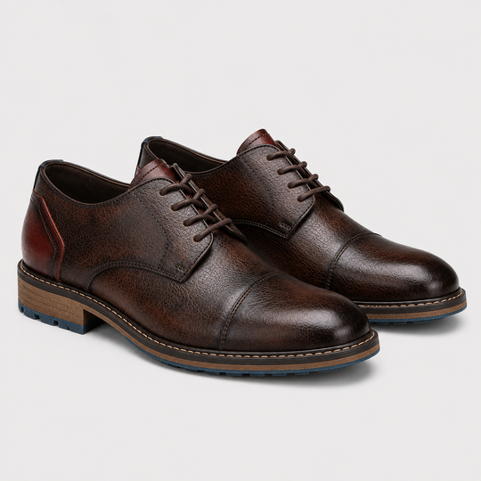 Derby Schuhe Herren Lederoptik Anzugschuhe Business