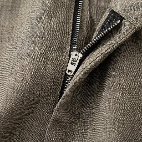 Weite Bundfalten Hose Herren Tailliert Elegant Anzug