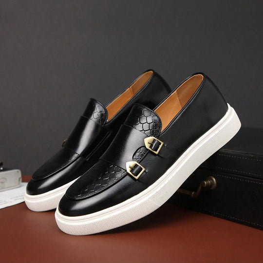British Style Leder Loafer Herren Atmungsaktiv Sommer