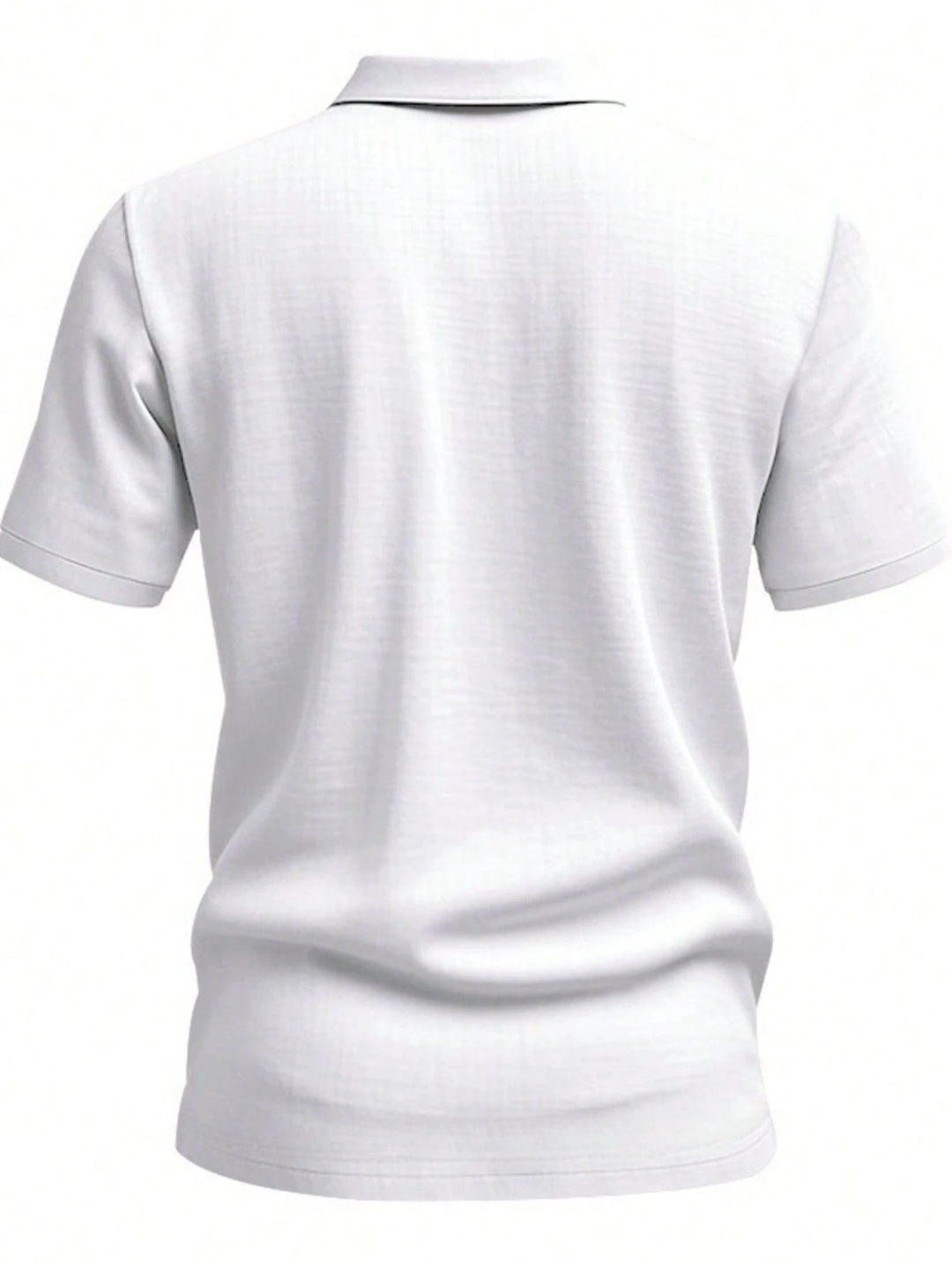 Leinen Henley Hemd Herren Kurzarm V-Ausschnitt Strand