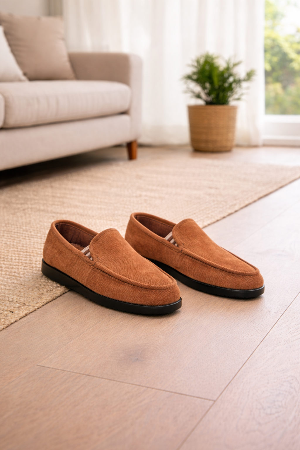 Bequeme Strick Slip-On Loafer Herren Sneaker Schuhe