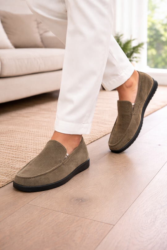Bequeme Strick Slip-On Loafer Herren Sneaker Schuhe
