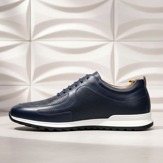 Rindsleder Sneaker Herren Orthopädisch Komfort Casual