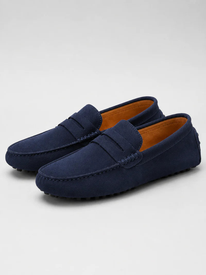 Herren Wildleder-Penny-Loafer | Klassische Slipper