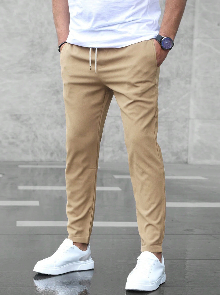 Premium Stretch Hose Herren Elastisch Bequem Stoffhose