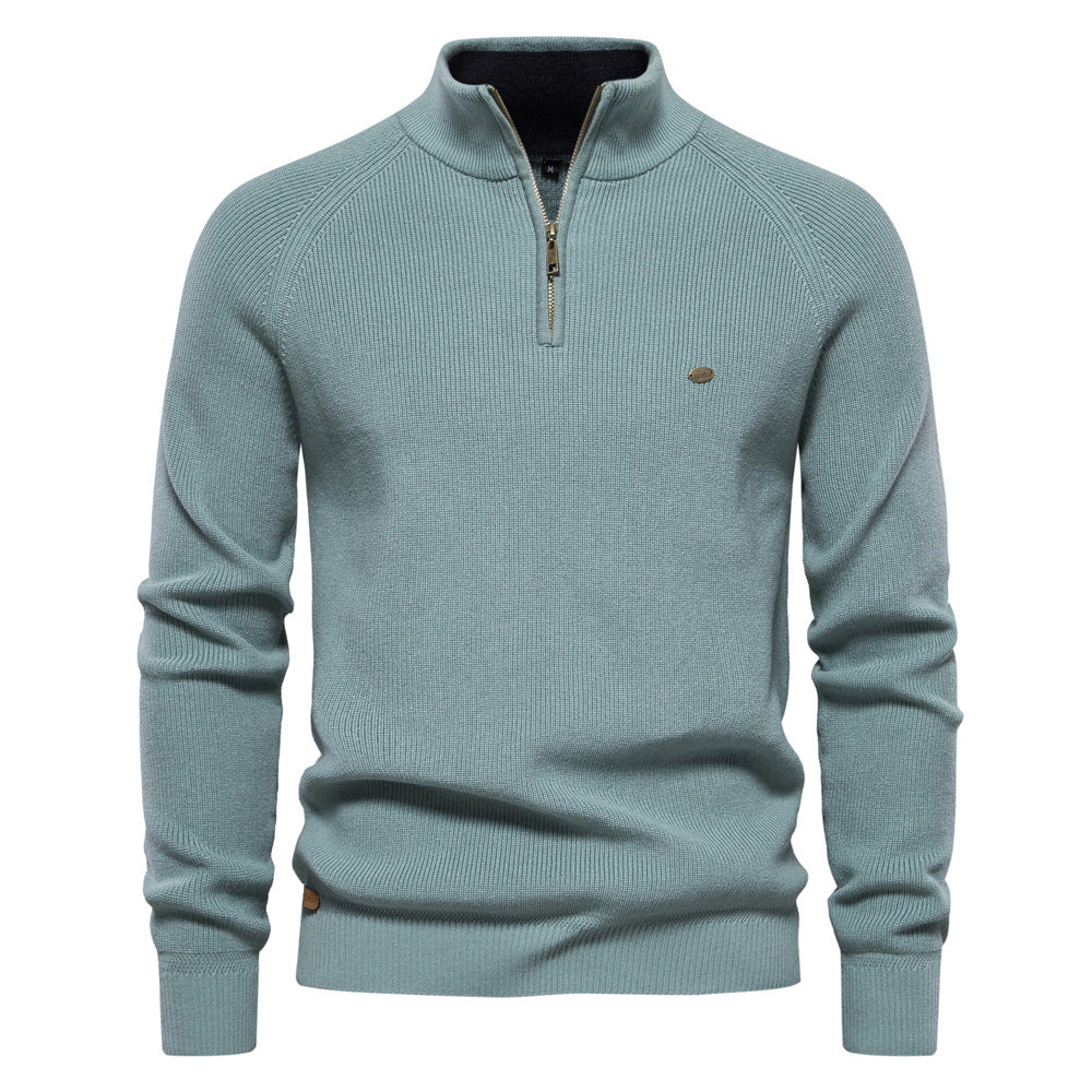 Luxus Herbst Pullover Herren Strick Warm Elegant