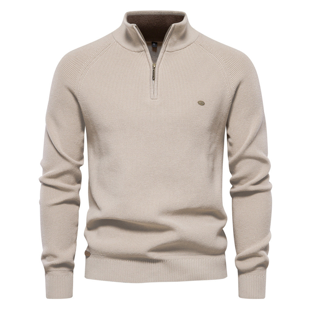 Luxus Herbst Pullover Herren Strick Warm Elegant