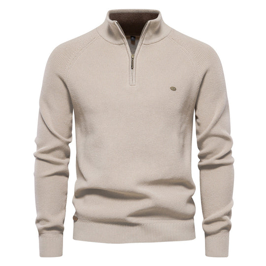 Luxus Herbst Pullover Herren Strick Warm Elegant