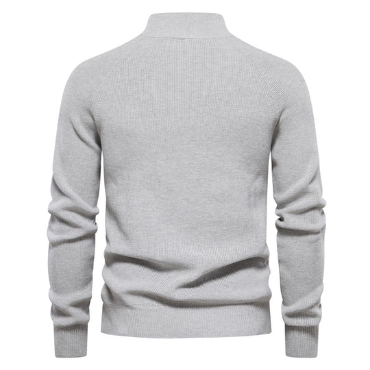 Luxus Herbst Pullover Herren Strick Warm Elegant