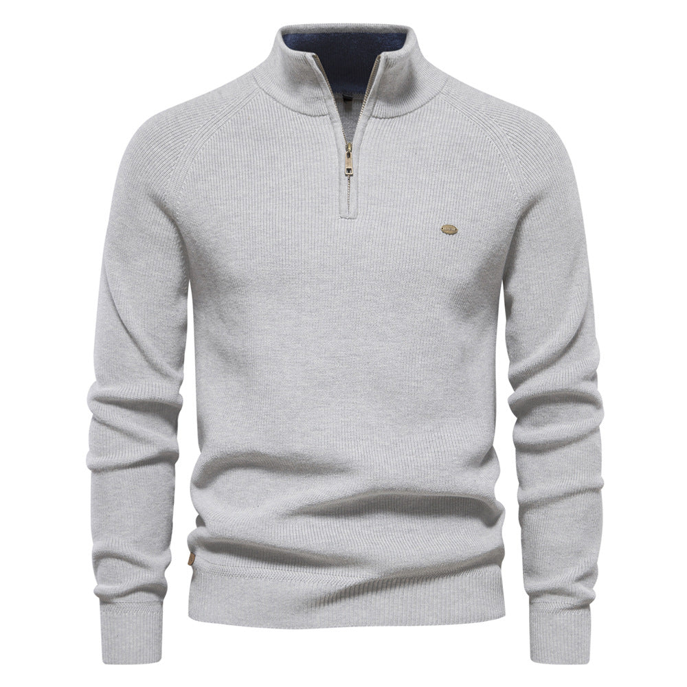 Luxus Herbst Pullover Herren Strick Warm Elegant