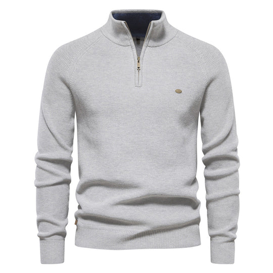 Luxus Herbst Pullover Herren Strick Warm Elegant