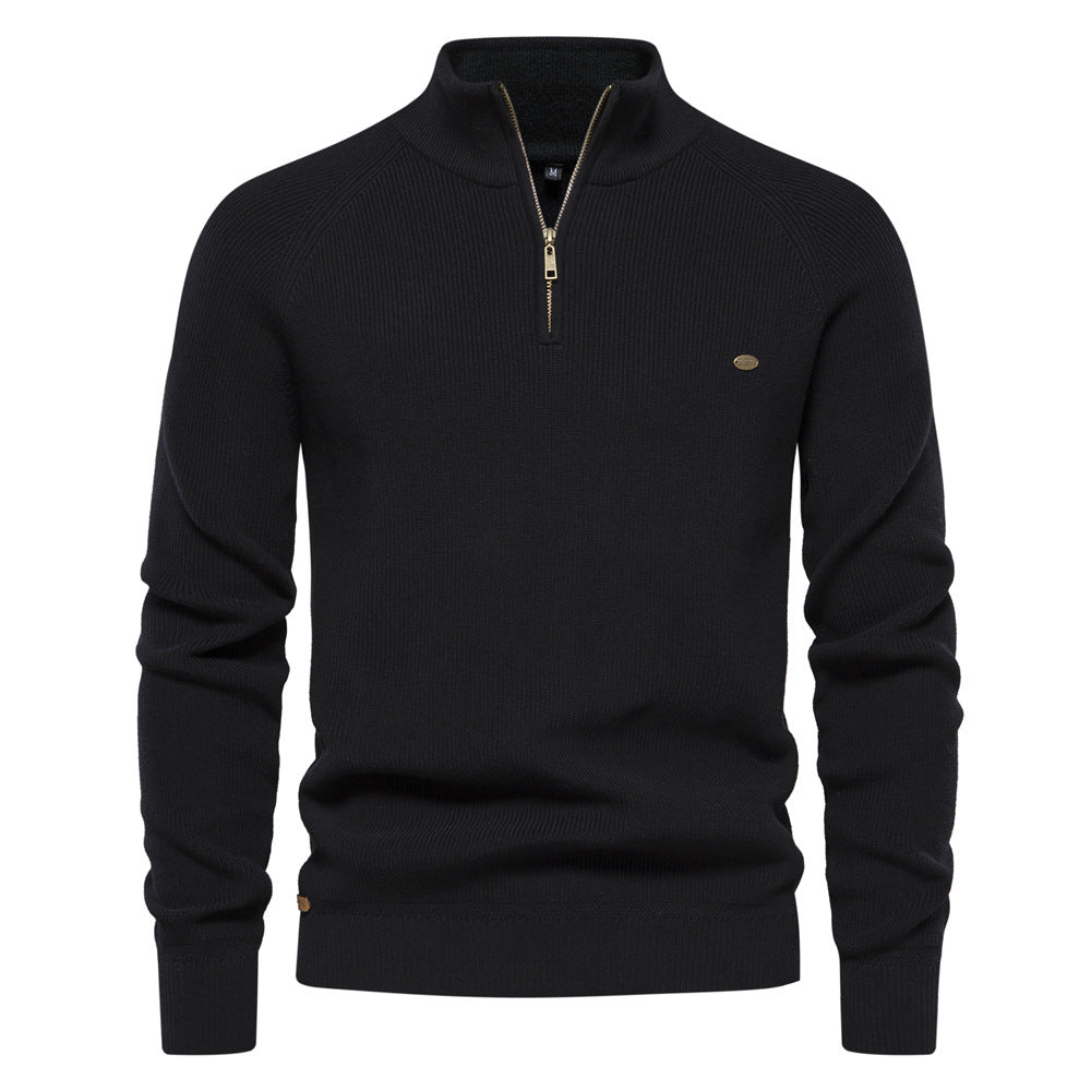 Luxus Herbst Pullover Herren Strick Warm Elegant