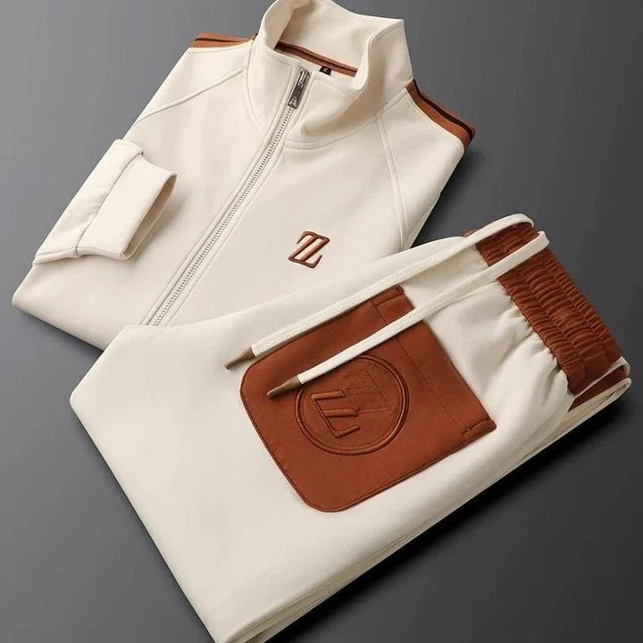 Premium Athleisure Set Herren Sportlich Zweiteiler
