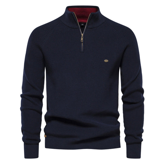 Luxus Herbst Pullover Herren Strick Warm Elegant