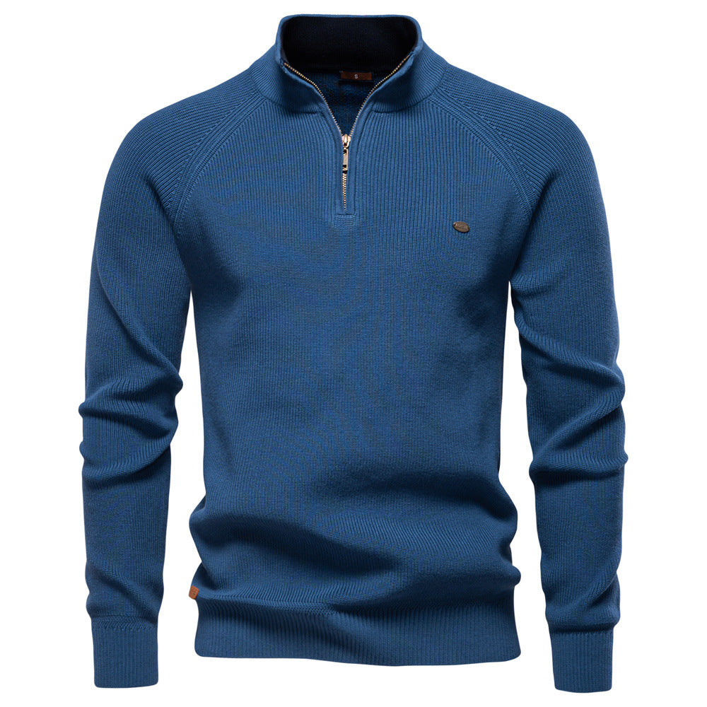 Luxus Herbst Pullover Herren Strick Warm Elegant