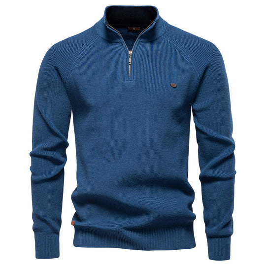 Luxus Herbst Pullover Herren Strick Warm Elegant