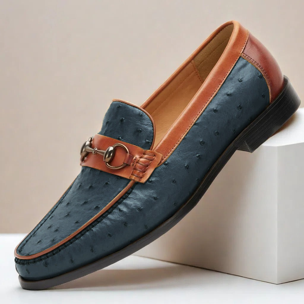 Rindsleder Loafer Herren Elegant Slip-On Penny Slipper