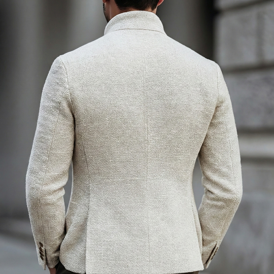 Feiner Cardigan Herren Strickjacke Elegant Einreiher