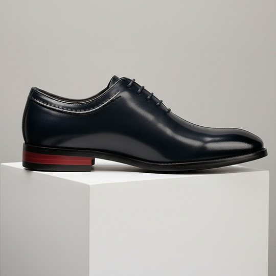 Leder Derby Schuhe Herren Poliert Business Schnürer