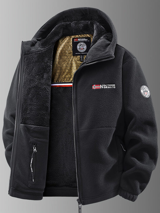 Thermo Winterjacke Herren Fleece Gefüttert Warm Outdoor