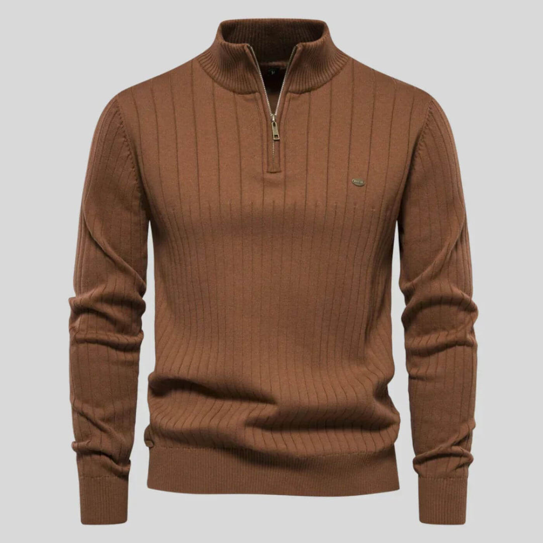 Premium Komfort Pullover Herren Strickpullover Basic