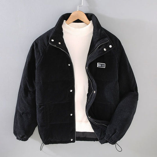 Cord Jacke Herren Thermo Gefüttert Warm Cordjacke