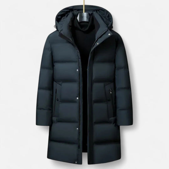Daunen Parka Herren Kapuze Winter Warm Gefüttert