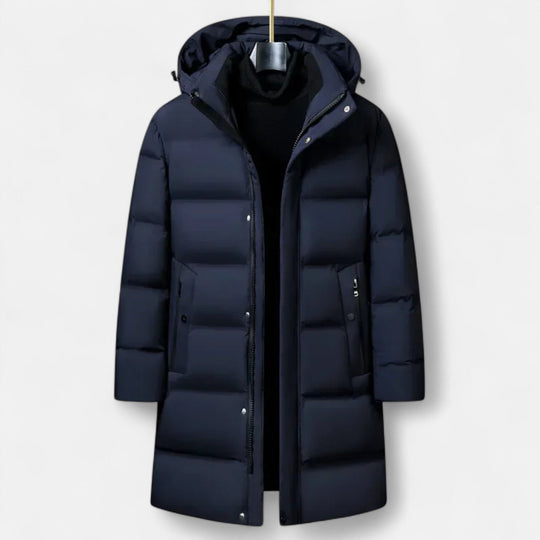 Daunen Parka Herren Kapuze Winter Warm Gefüttert