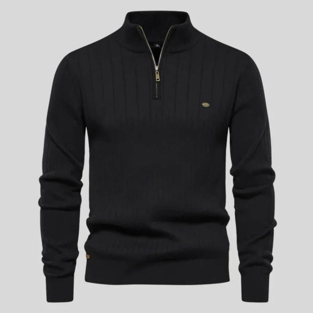 Premium Komfort Pullover Herren Strickpullover Basic