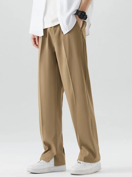 Klassische Casual Hose Herren Elegante Stoffhose Chino