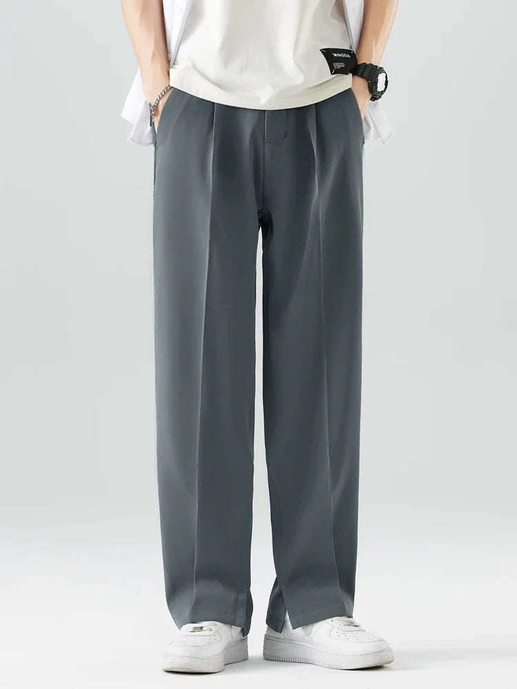 Klassische Casual Hose Herren Elegante Stoffhose Chino