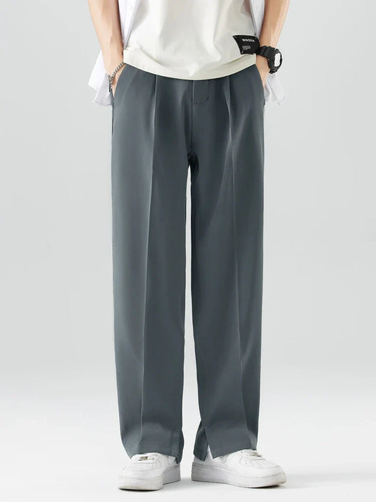 Klassische Casual Hose Herren Elegante Stoffhose Chino