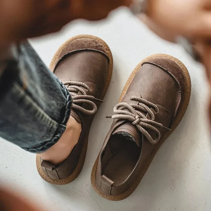Leder Sneaker Herren Wildleder Front Handgenäht Seil