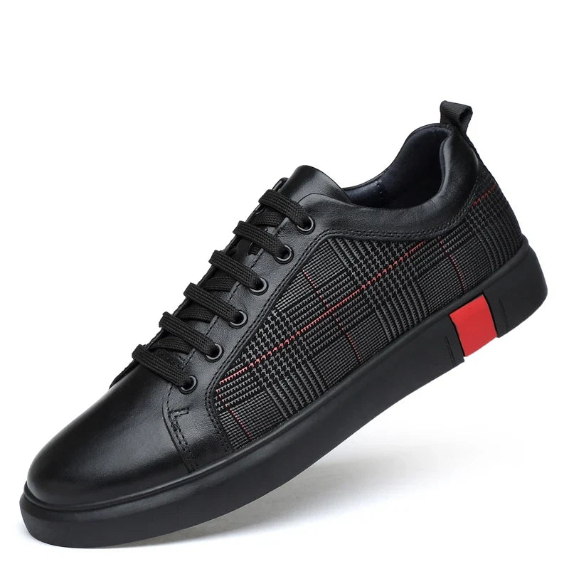 Echtleder Sneaker Herren Italienisch Casual Komfort