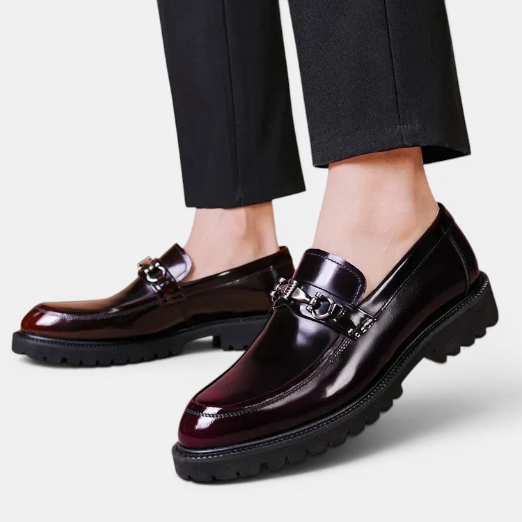 Herren Horsebit-Loafer mit Profilsohle – Jennoir