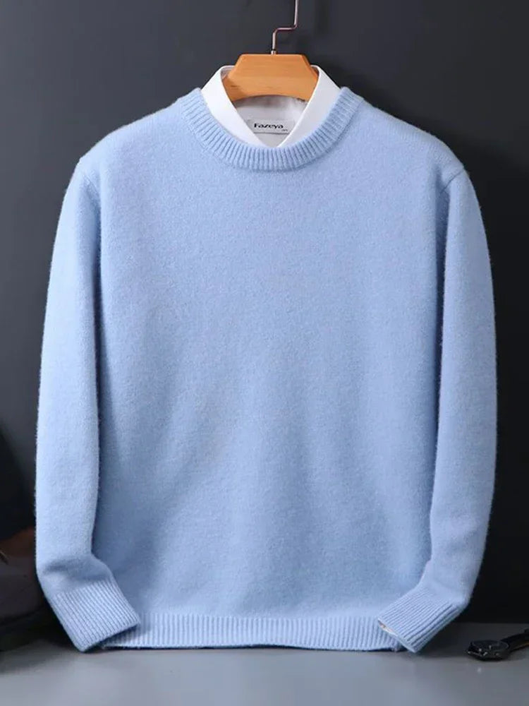 Reiner Kaschmir Pullover Herren Strickpullover Elegant