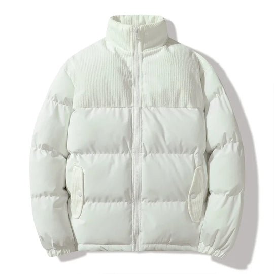 Cord Steppjacke Herren Weich Lockerer Schnitt Warm