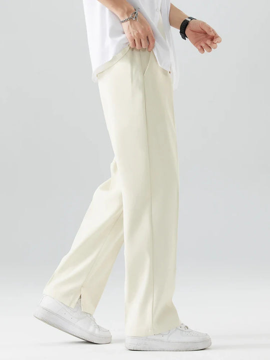 Klassische Casual Hose Herren Elegante Stoffhose Chino