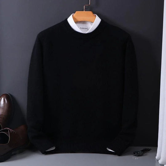 Reiner Kaschmir Pullover Herren Strickpullover Elegant