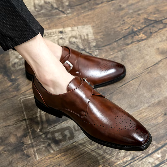 Elegante Anzugschuhe Herren Business Leder Derby Schuhe