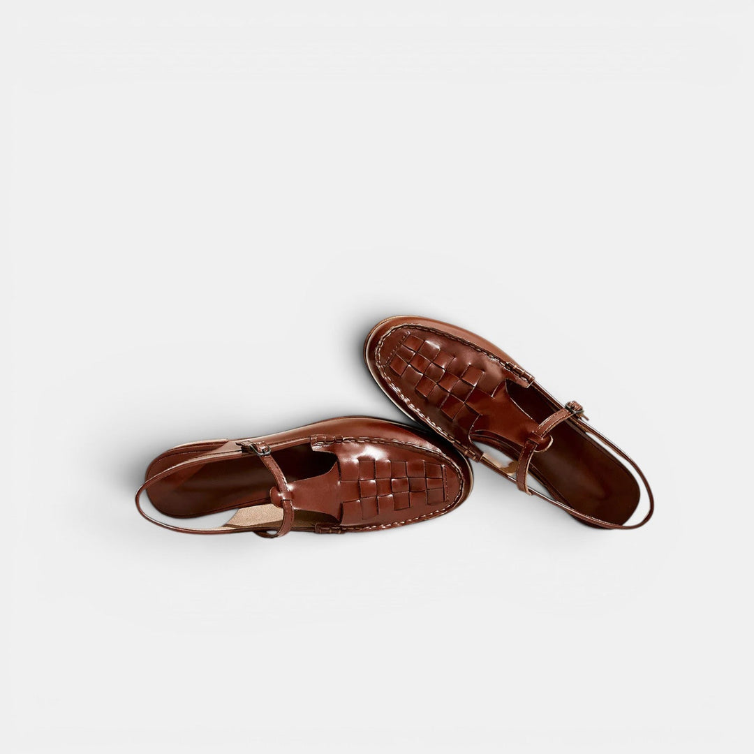 Sandalen Damen Kunstleder Elegant Sommer Bequem