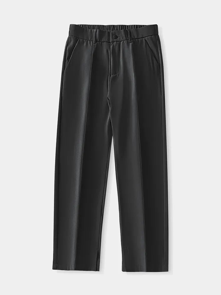 Klassische Casual Hose Herren Elegante Stoffhose Chino