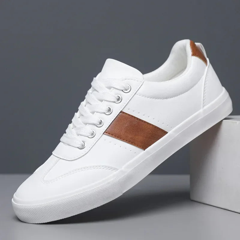 Slip-On Sneaker Herren Wildleder Streifen Leicht